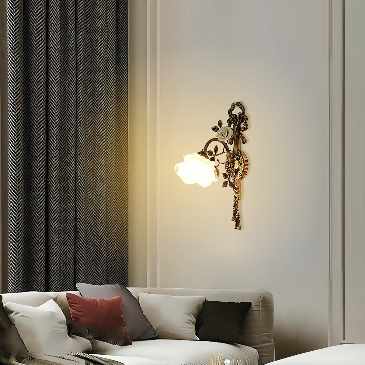 Rosalie Floral Wall Lamp