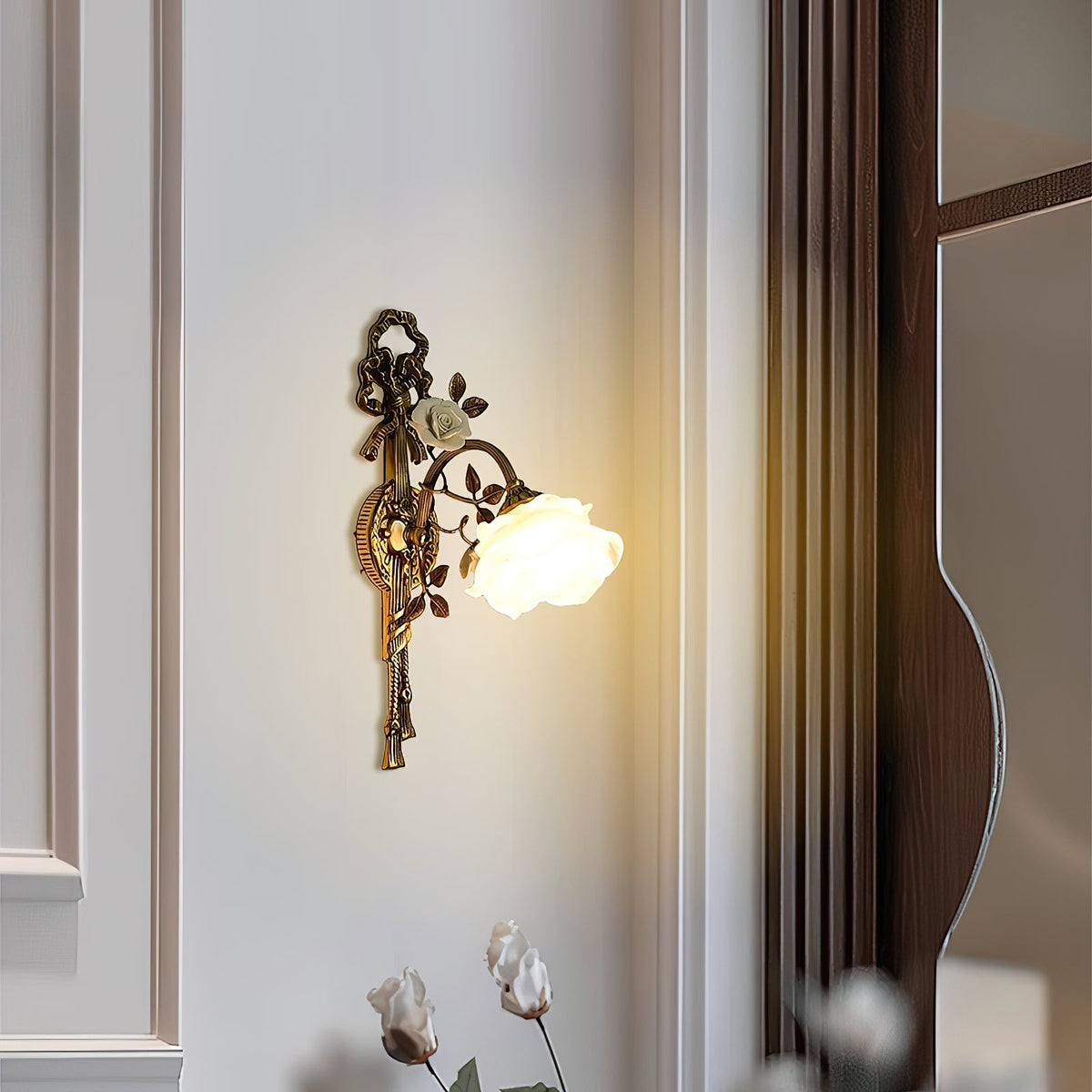 Rosalie Floral Wall Lamp