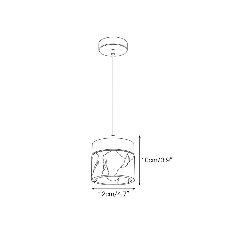 Round Marble Pendant Lamp