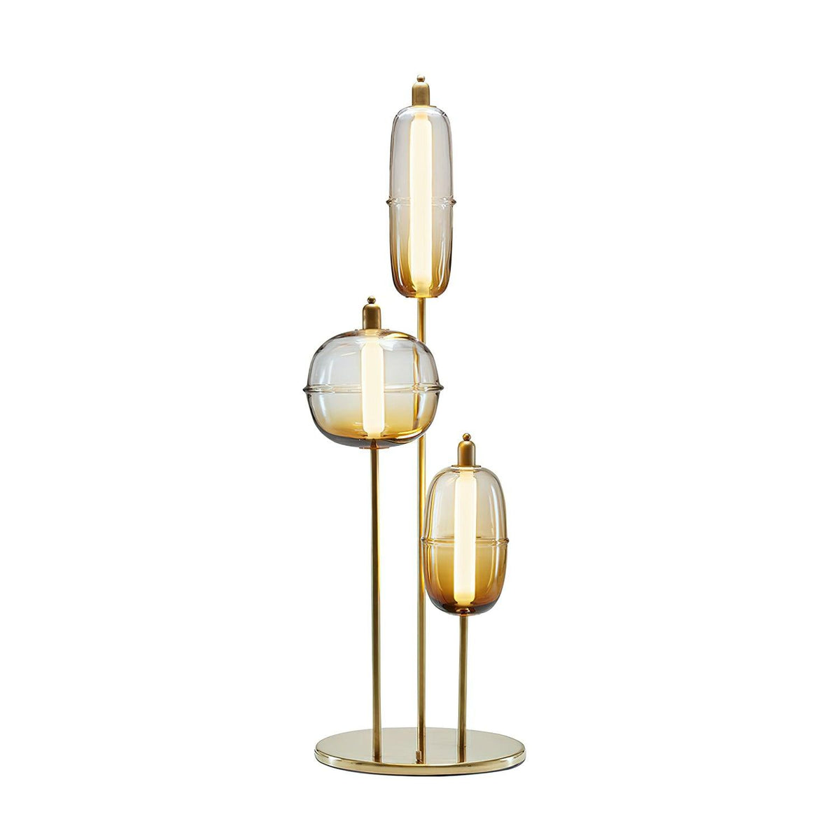 Sanfu Floor Lamp ∅ 17.7″ x H 68″ / Dia 45cm x H 173cm / Amber / US Plug Floor lamp