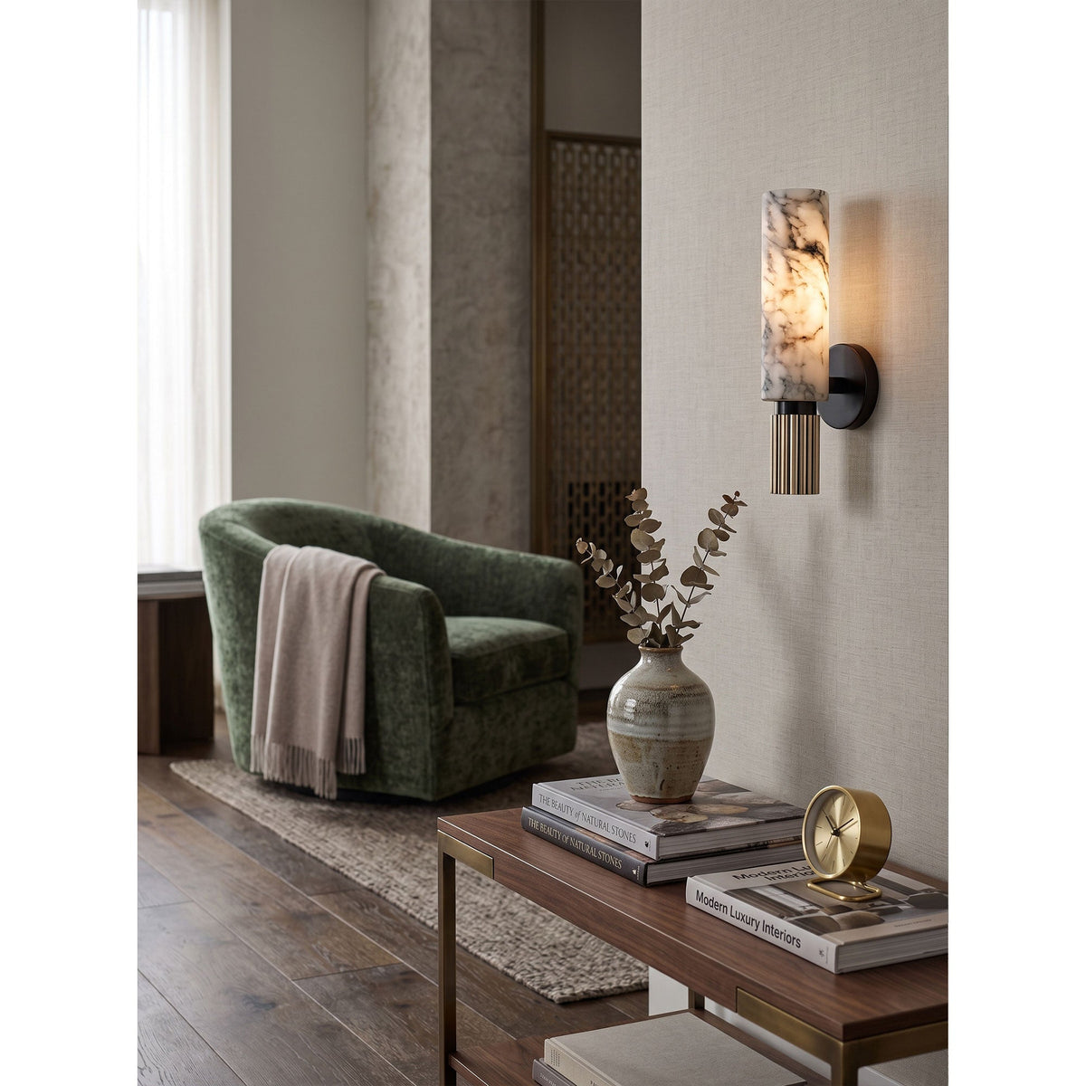 Santorini Alabaster Wall Lamp