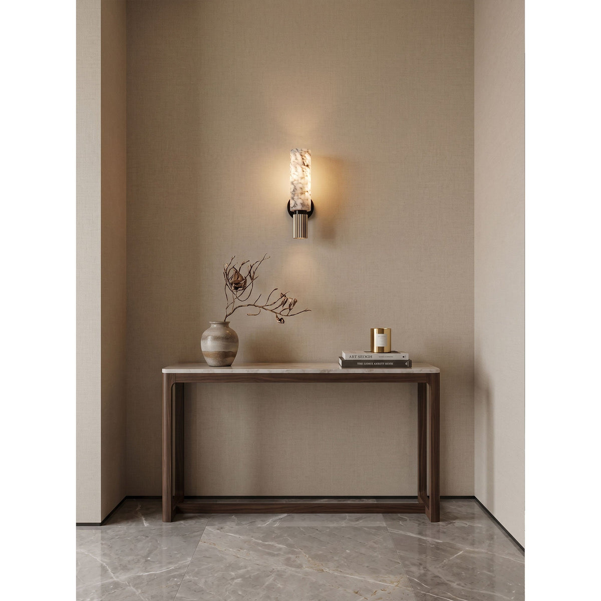 Santorini Alabaster Wall Lamp