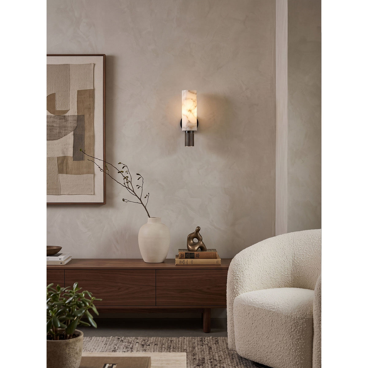 Santorini Alabaster Wall Lamp