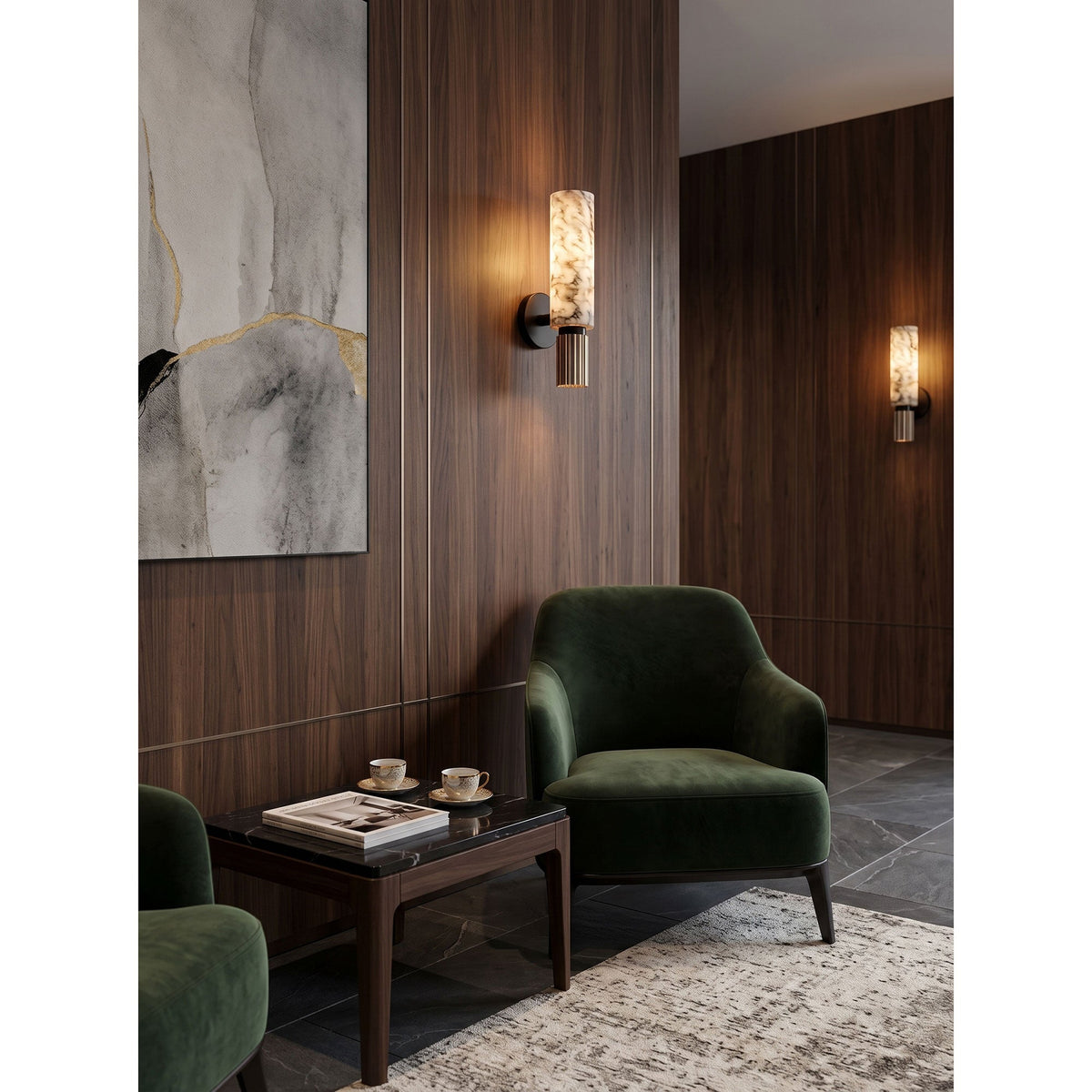 Santorini Alabaster Wall Lamp