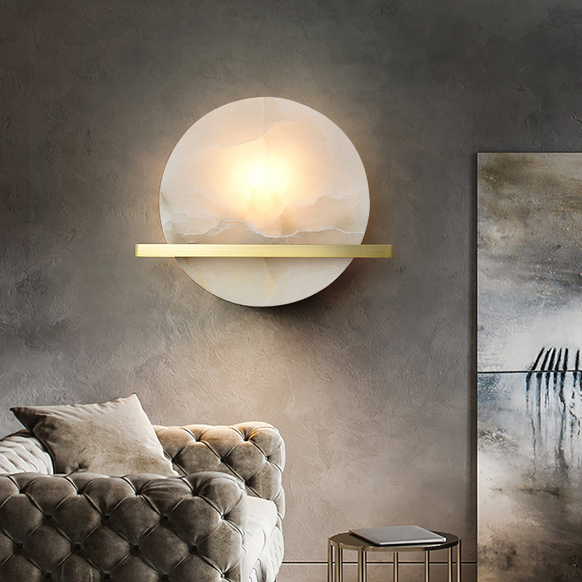 Savion Alabaster Wall Lamp