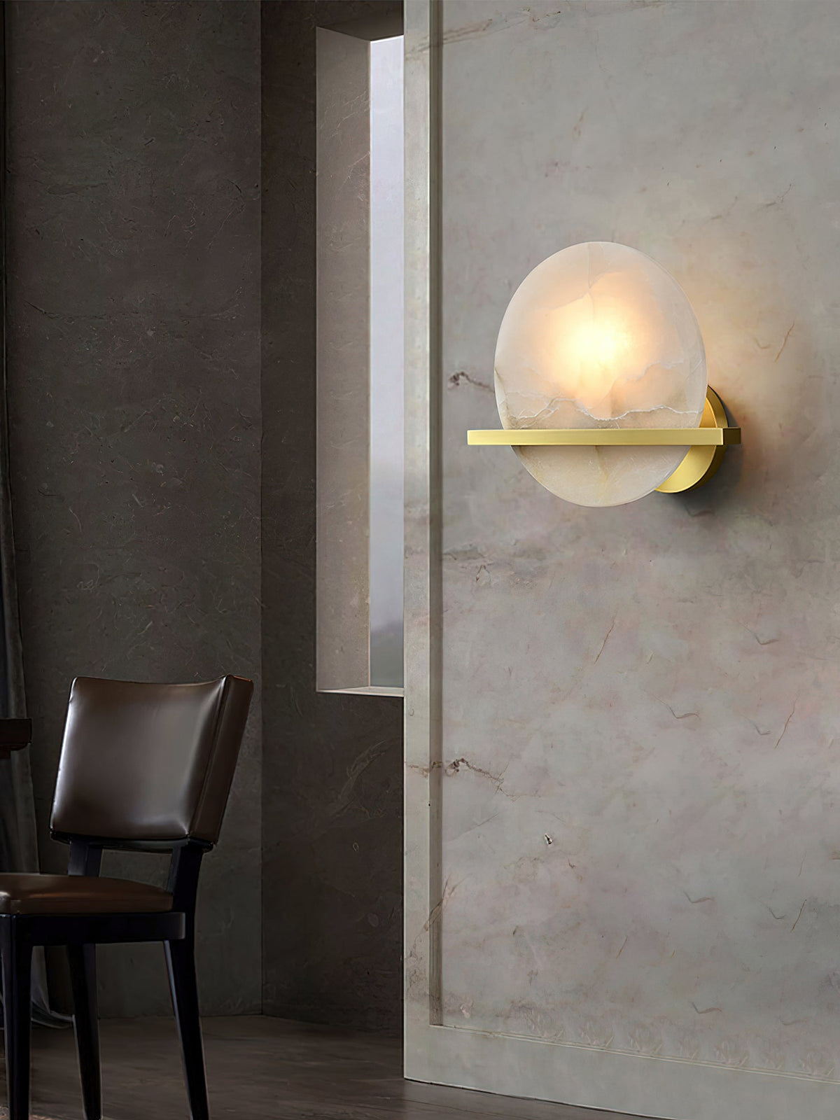 Savion Alabaster Wall Lamp
