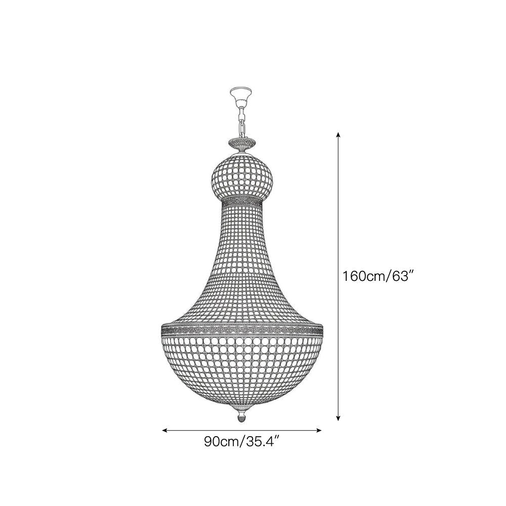 Savoy Crystal Chandelier