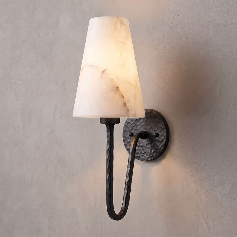 Scoop Alabaster Wall Sconce