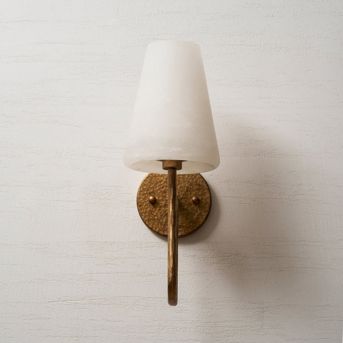 Scoop Alabaster Wall Sconce