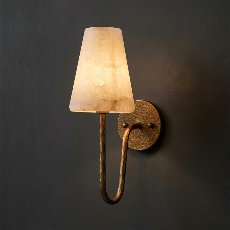 Scoop Alabaster Wall Sconce