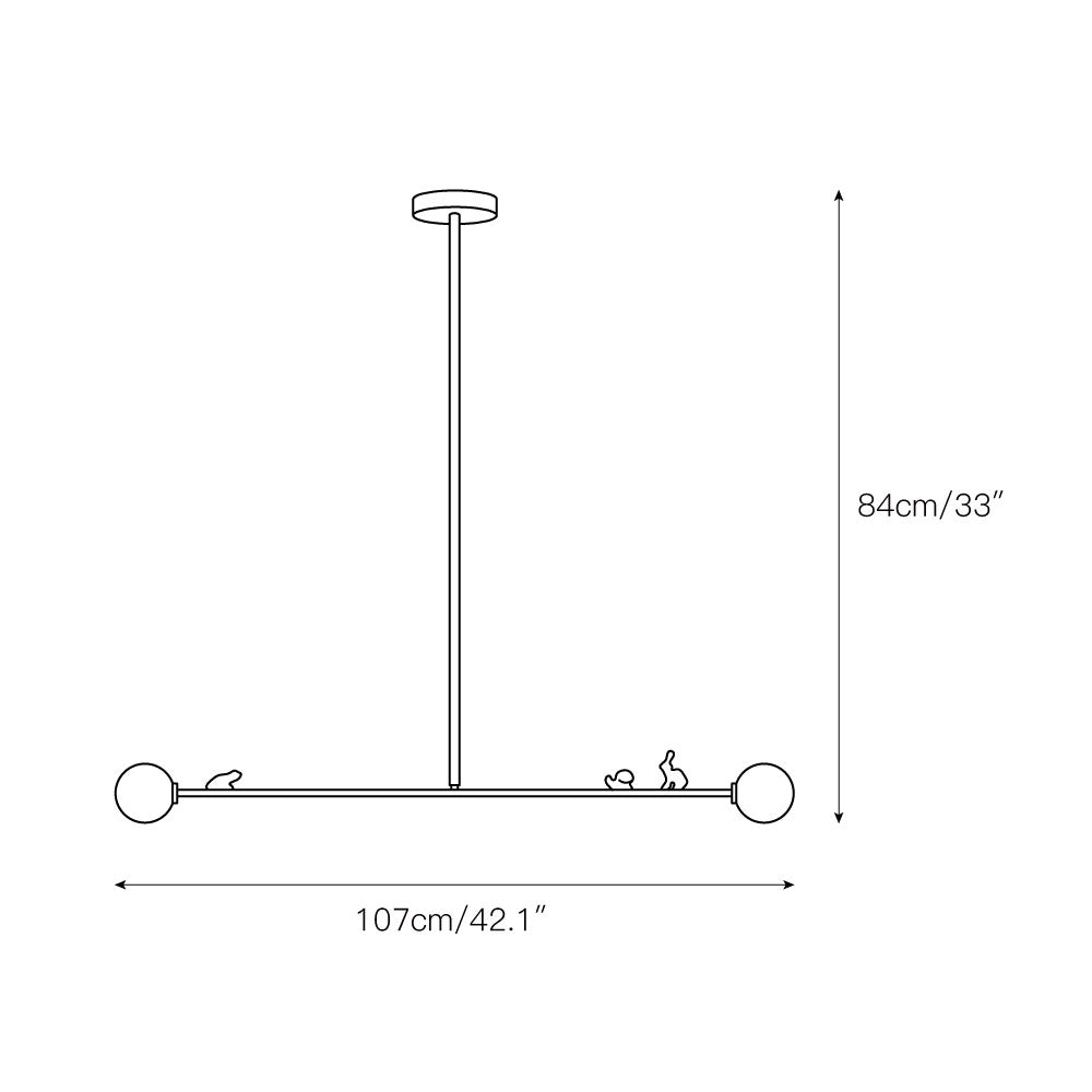 See Saw Pendant Lamp