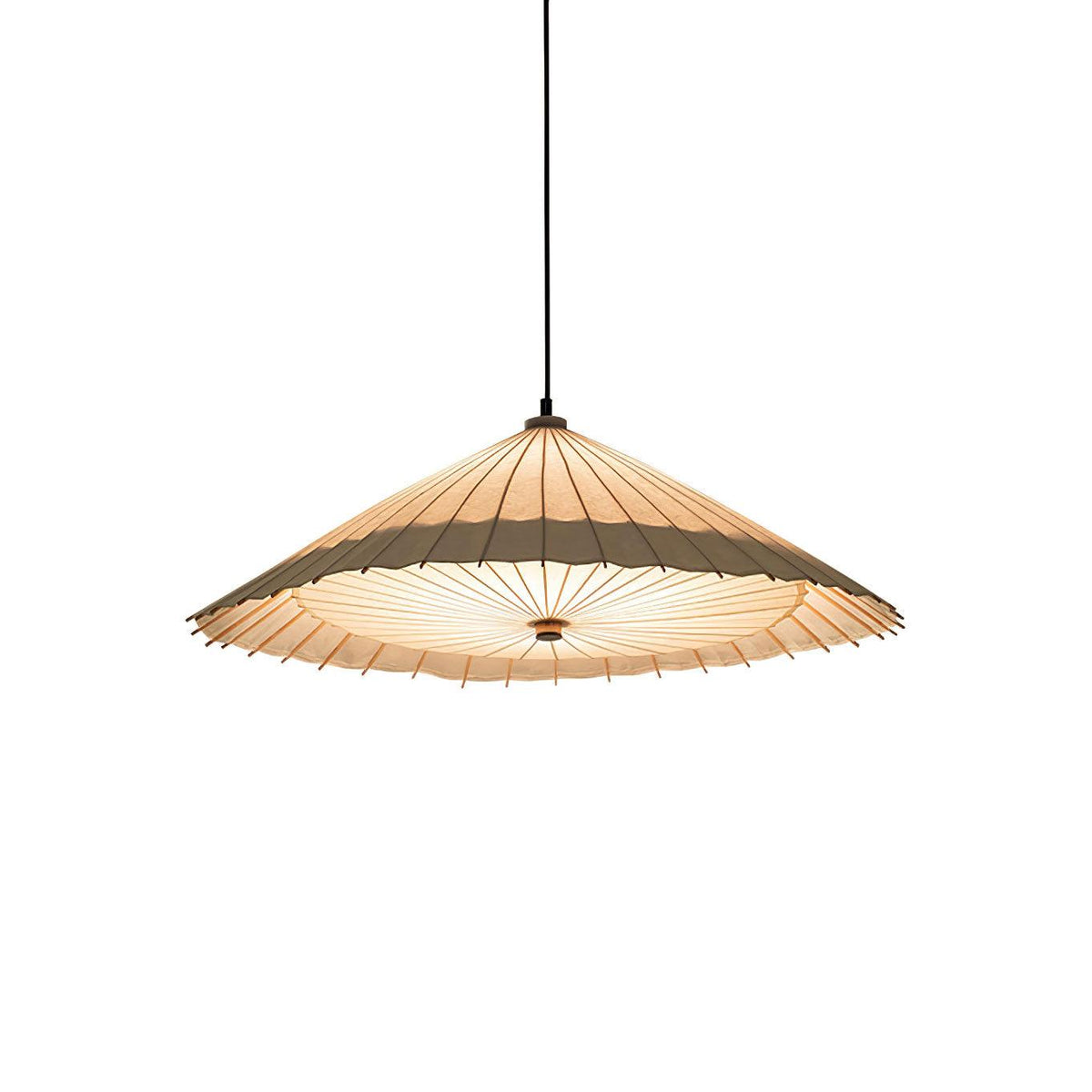 Shade Umbrella Pendant Lamp Model B ? 23.6″ x H 10.2″ / Dia 60cm x H 26cm / Beige Pendant light