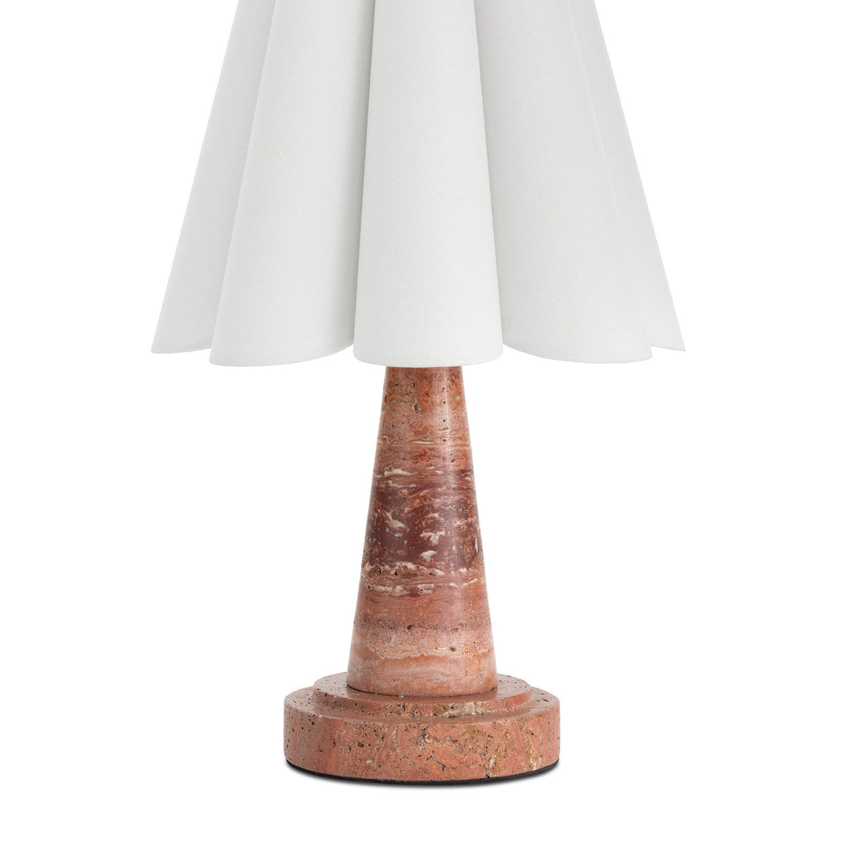 Shadon Marble Pleated Table Lamp
