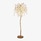 Shiro Noda Floor Light ? 21.7″ x H 68.9″ / Dia 55cm x H 175cm / Brass & Frosted glass / US Plug Floor lamp