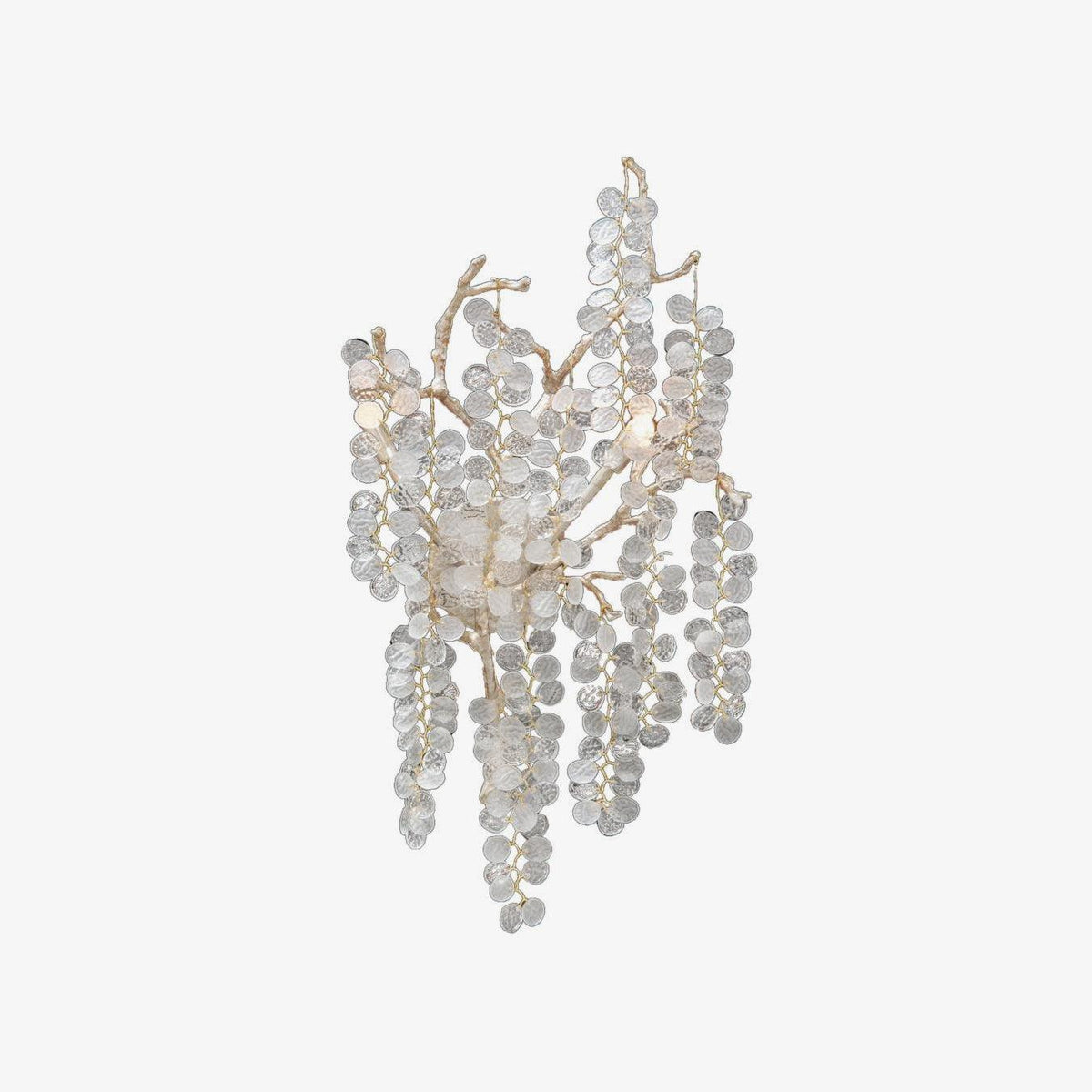 Shiro Noda Wall Lamp ? 13.8″ x H 21.7″ / Dia 35cm x H 55cm / Brass + Clear Wall lamp