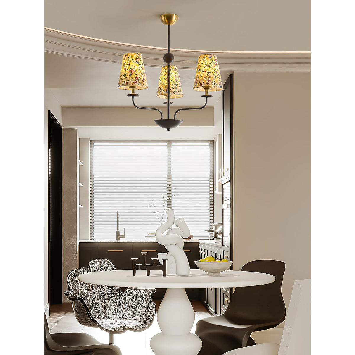 Siena Fabric Chandelier