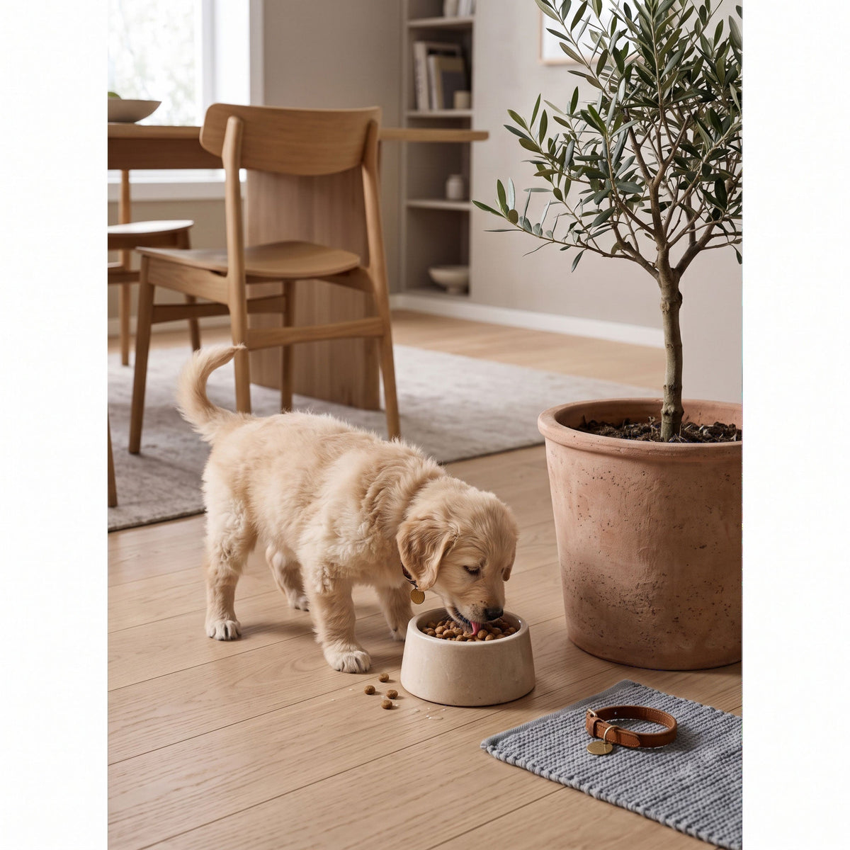 Sierra Marble Pet Bowl
