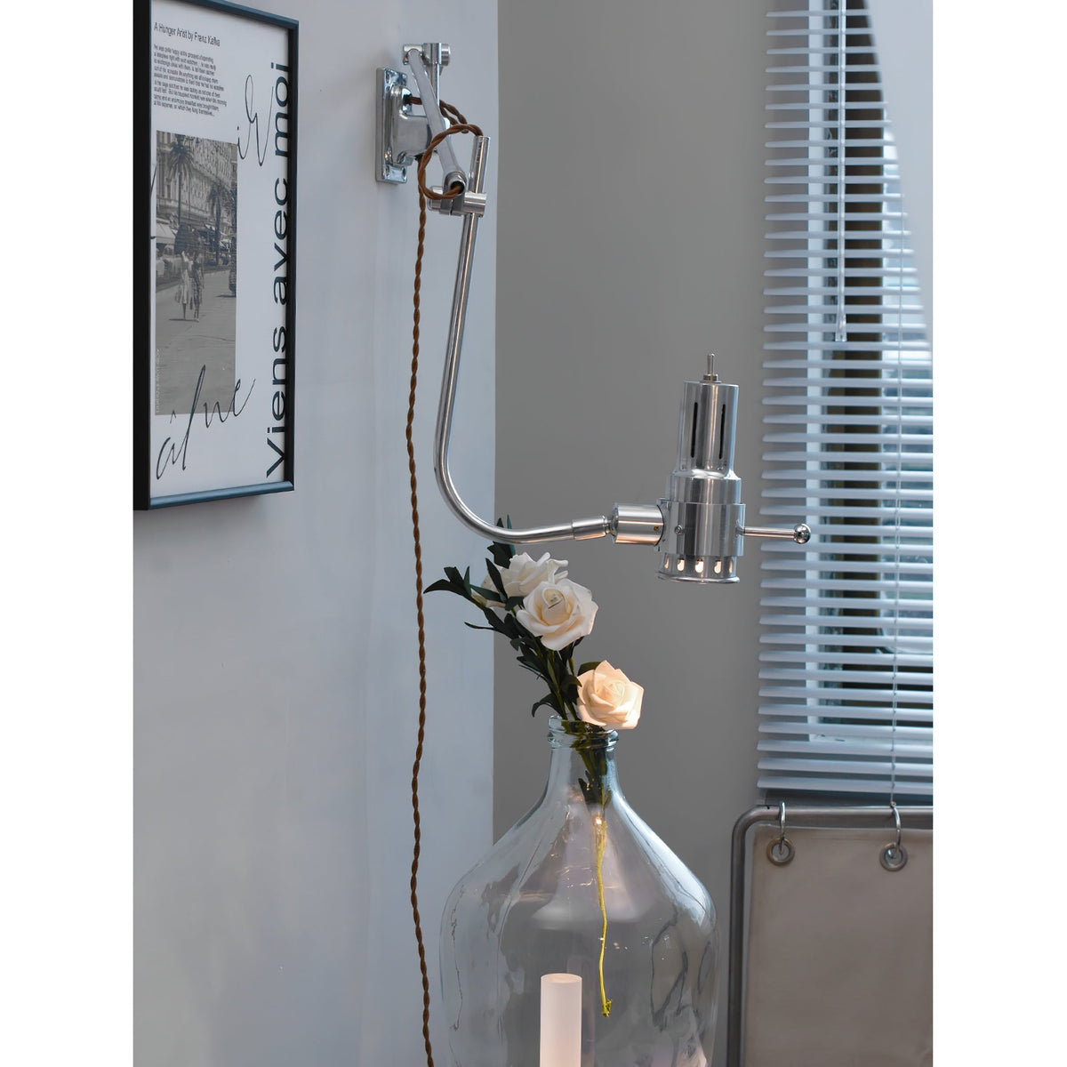 Signal Swing Arm Plug-in Sconce