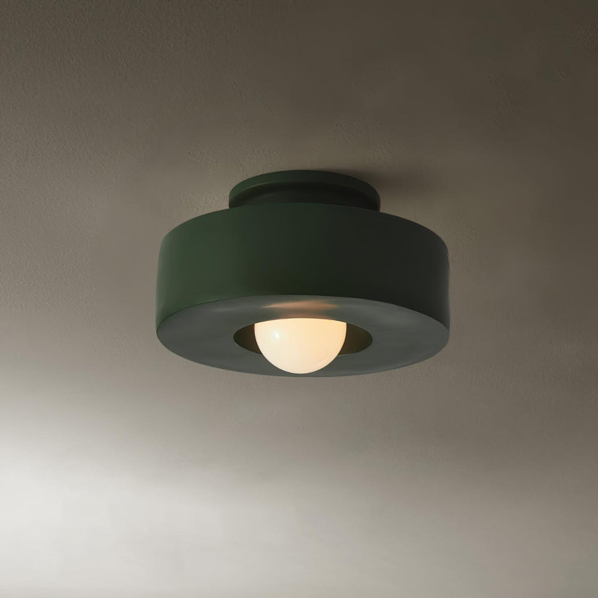 Simon Ceiling Lamp ? 11.8″ x H 5.9″ / Dia 30cm x H 15cm / Green Ceiling lamp