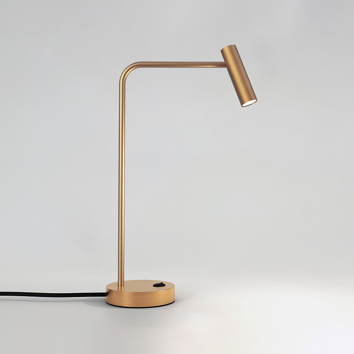 Skinny Table Lamp ? 6.6″ x H 14.9″ / Dia 17cm x H 38cm / Gold & Warm Light / US Plug Table lamp