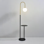 Small Bubble Table Floor Lamp ? 11.8″ x H 66.9″ / Dia 30cm x H 170cm / Black & Gold / US Plug Floor lamp