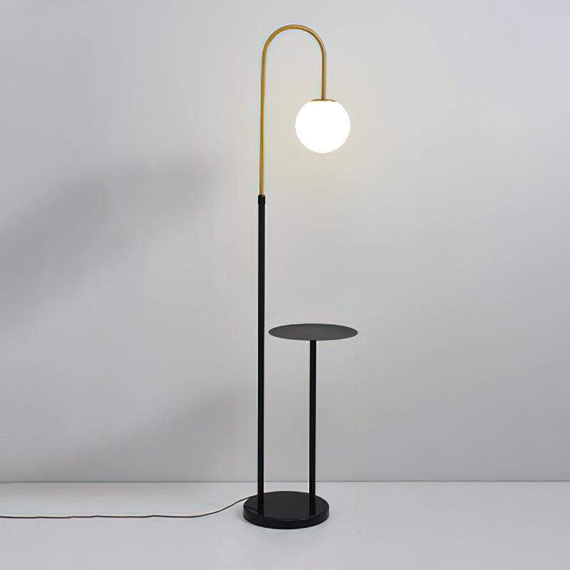 Small Bubble Table Floor Lamp ? 11.8″ x H 66.9″ / Dia 30cm x H 170cm / Black & Gold / US Plug Floor lamp