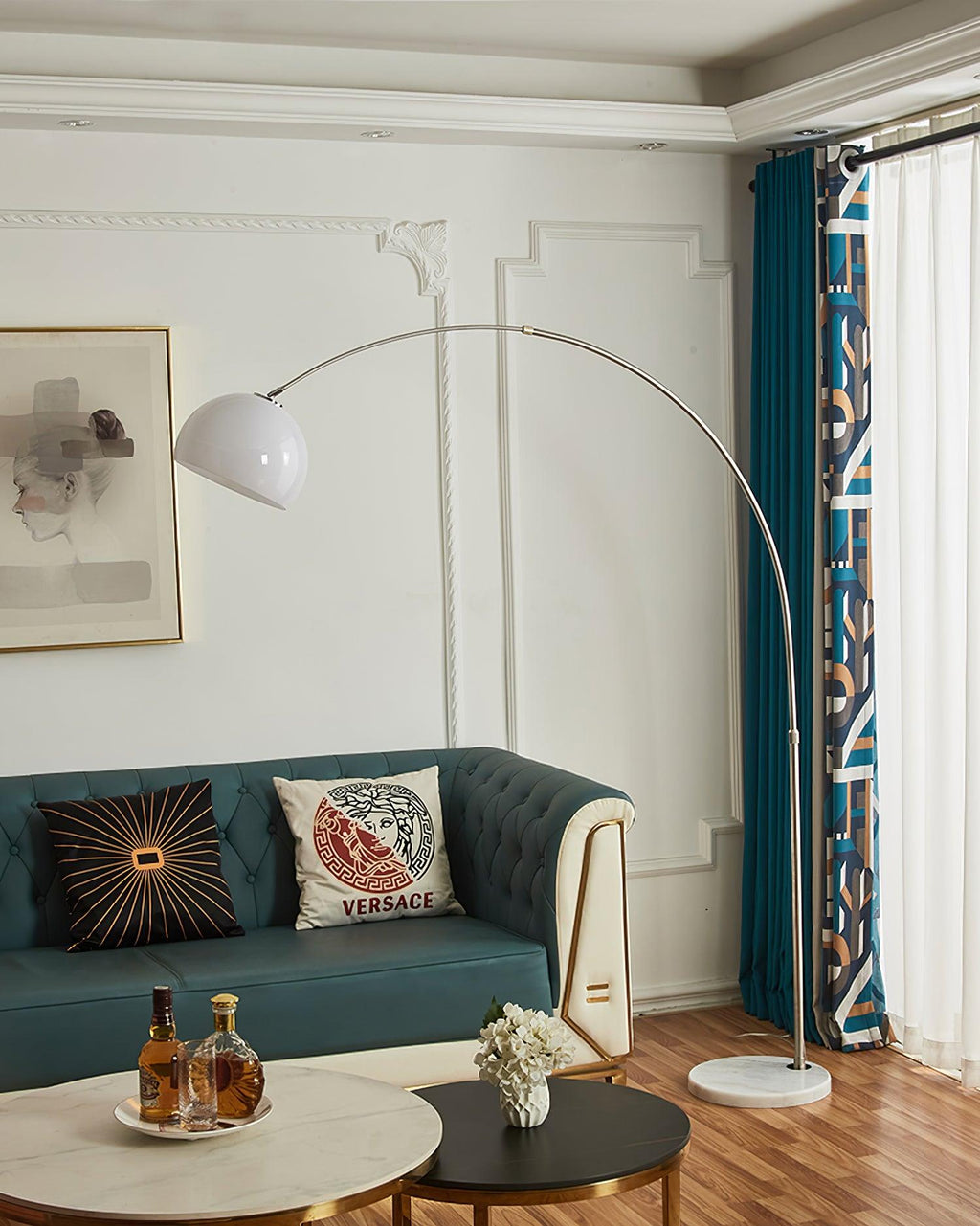Sneedville Arched Floor Lamp Floor lamp