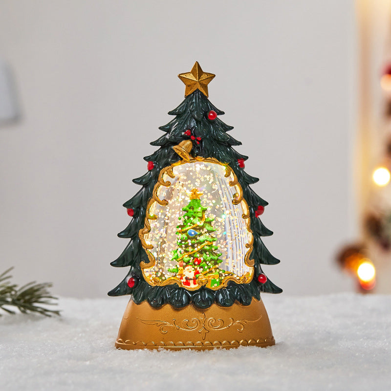 Snow Globe Table Lamp (built-in battery)