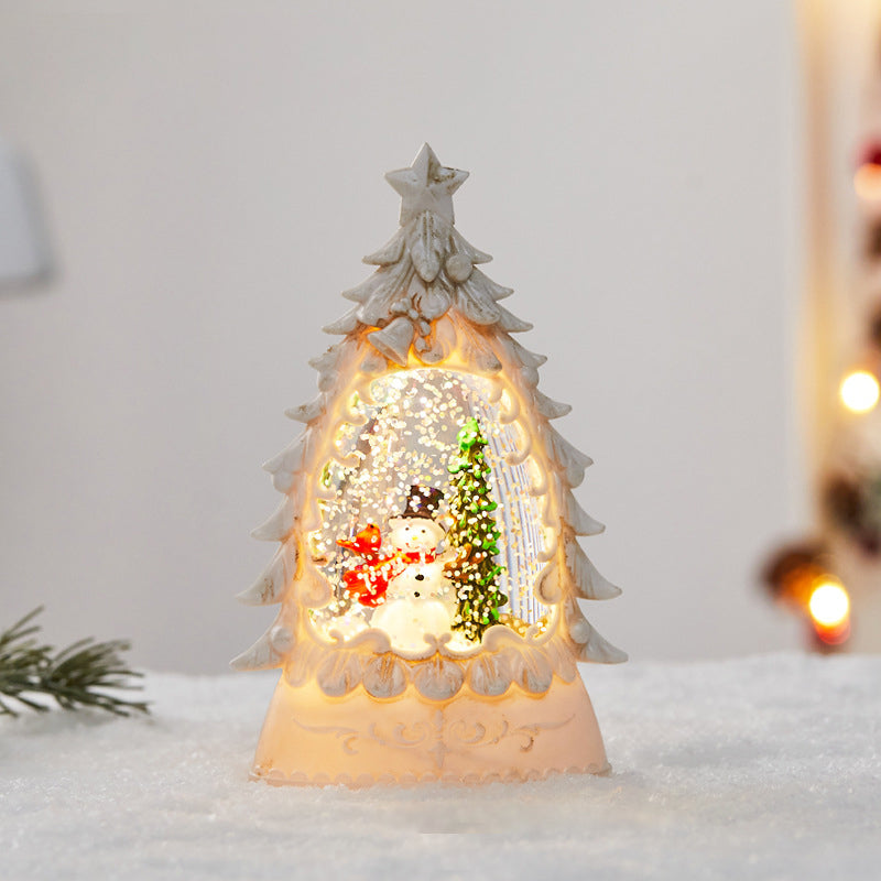 Snow Globe Table Lamp (built-in battery)