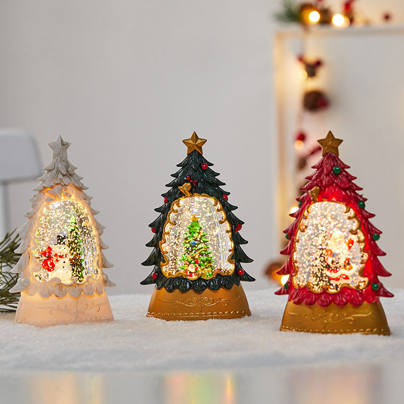 Snow Globe Table Lamp (built-in battery)