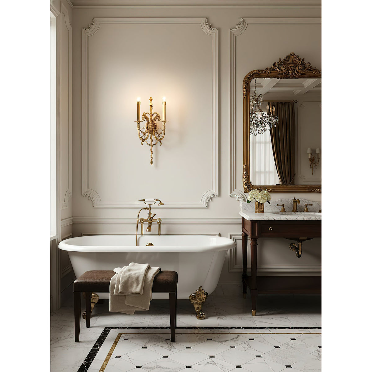 Sociapailis Brass Wall Lamp