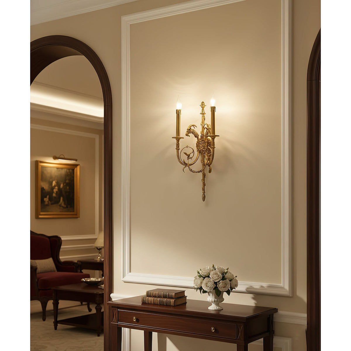 Sociapailis Brass Wall Lamp