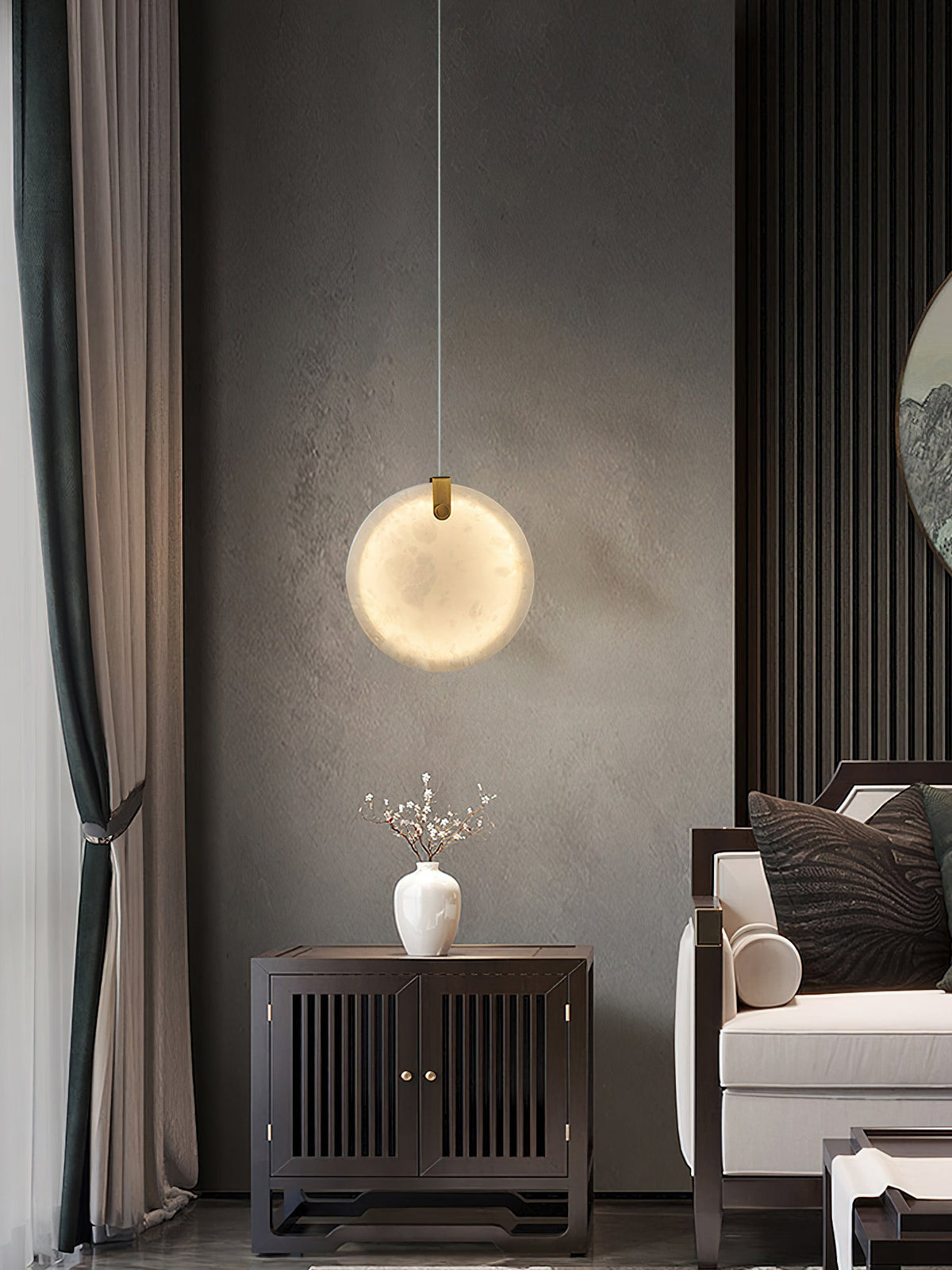 Soho Alabaster Pendant Light