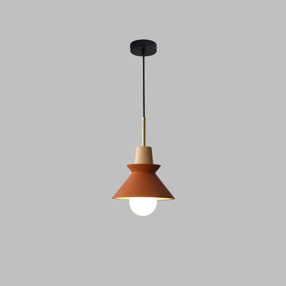Space Pendant Lamp ? 8.6″ x H 12.9″/ Dia 22cm x H 33cm / Orange Pendant light