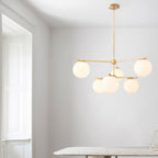 Sphere & Stem Chandelier Chandelier