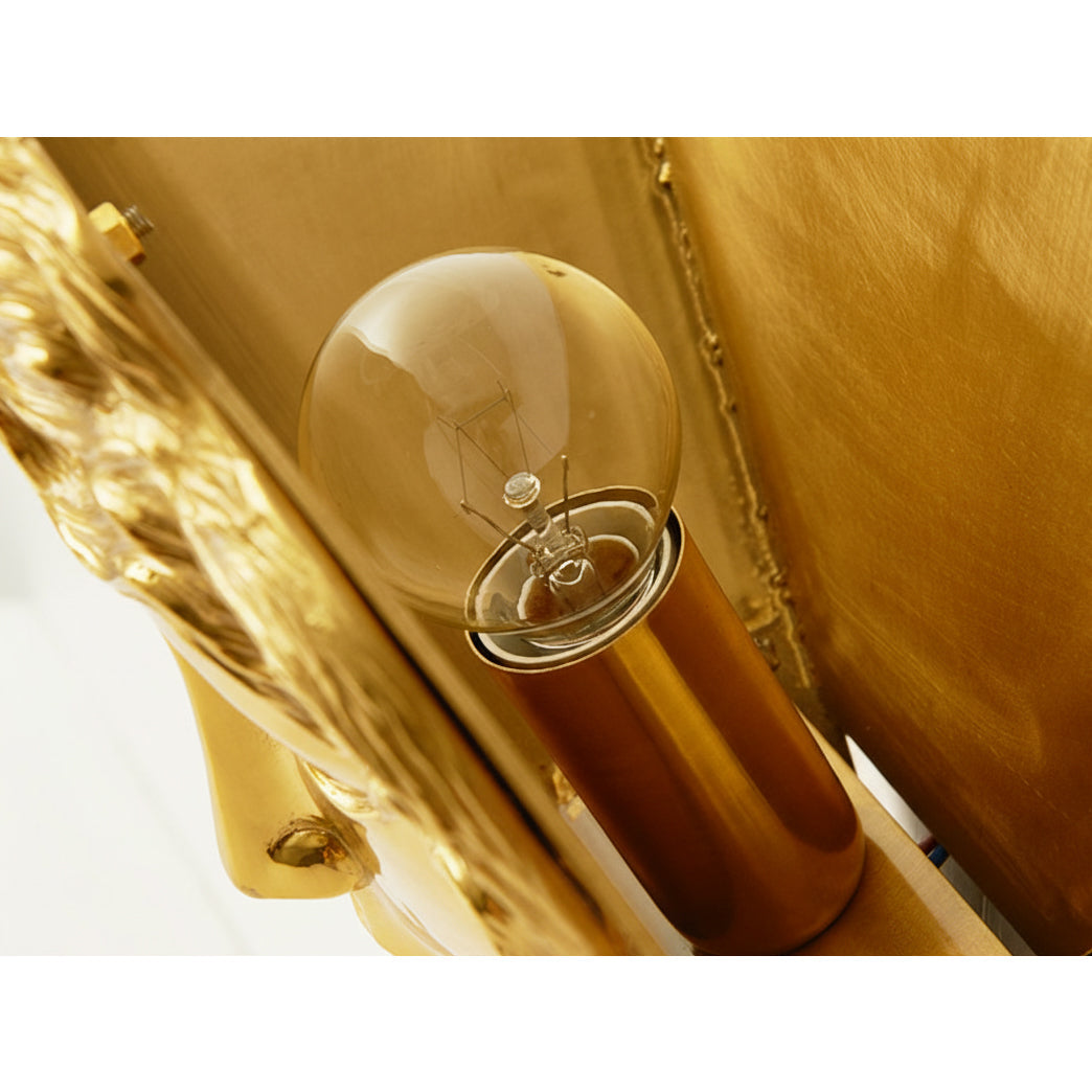 Sphinx Brass Wall Lamp