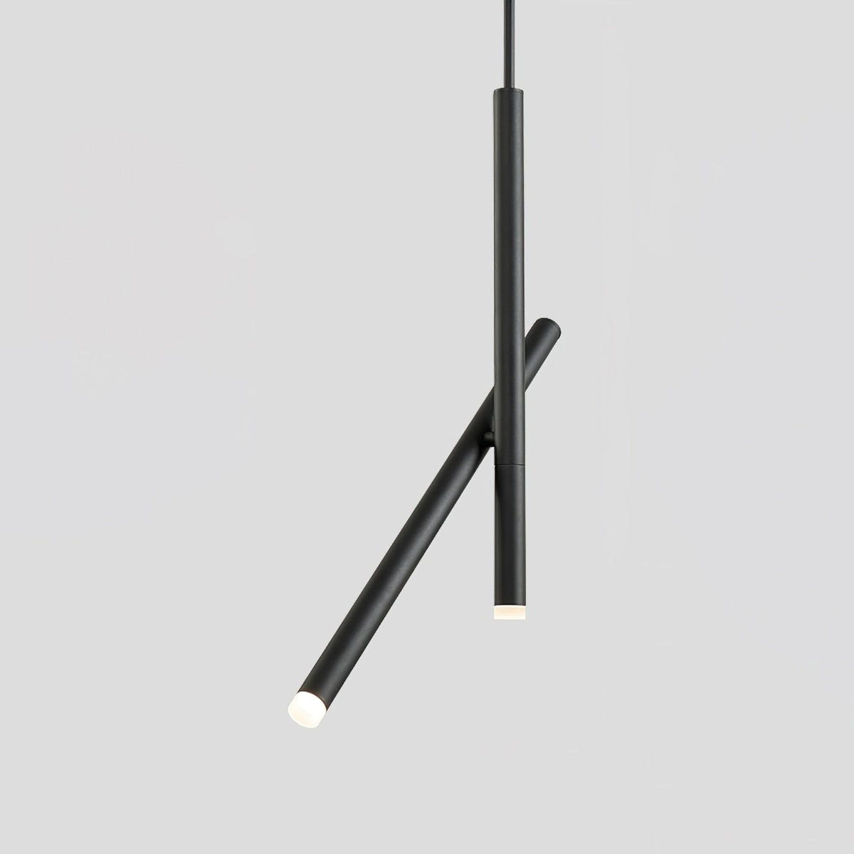 Spinner Linear Pendant Lamp ? 0.98″ x H 17.7″ / Dia 2.5cm x H 45cm / Black / Warm Light Pendant light