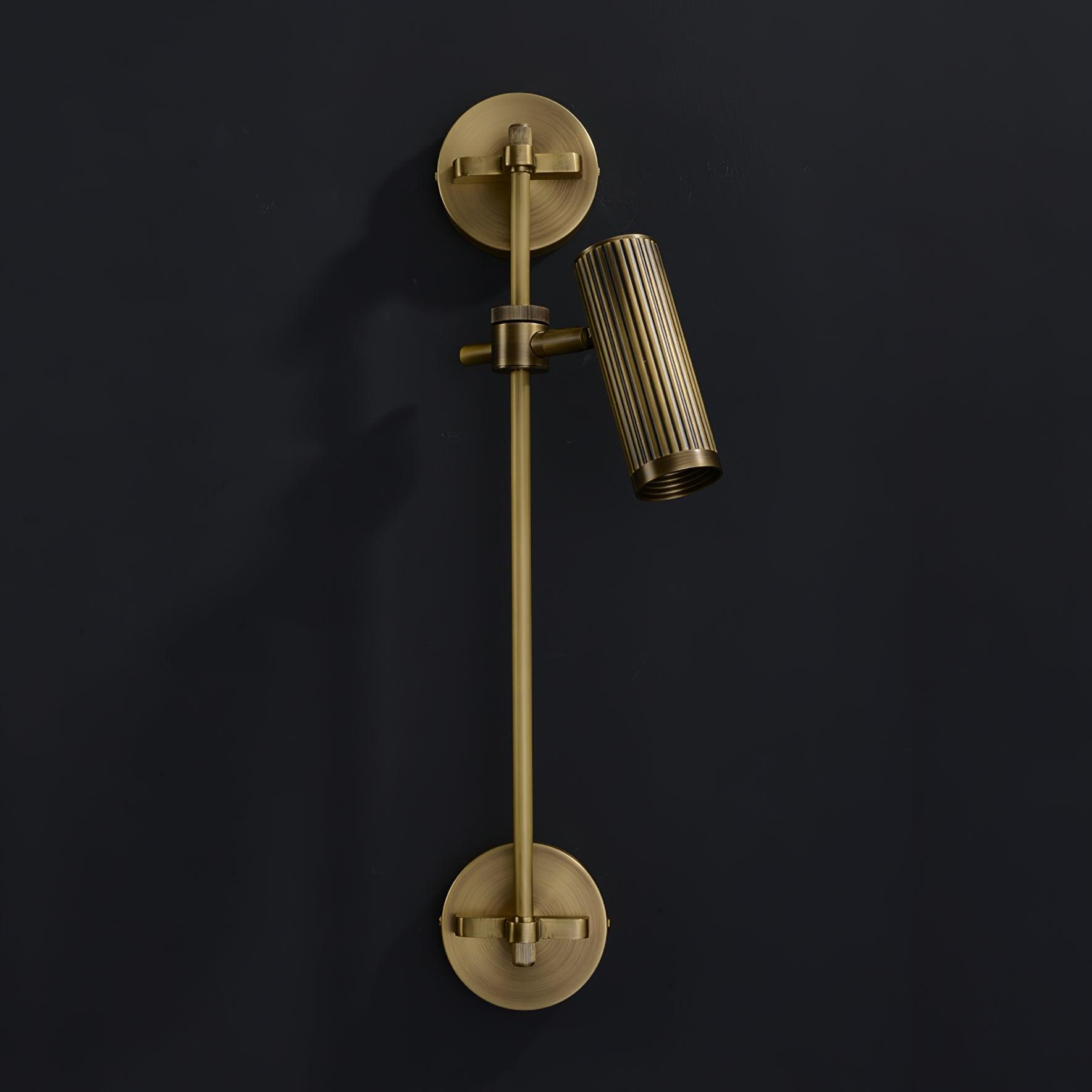 Spot Rail Wall Light 1 head ∅ 6.7″ x H 21.7″ / Dia 17cm x H 55cm / Bronze Wall lamp