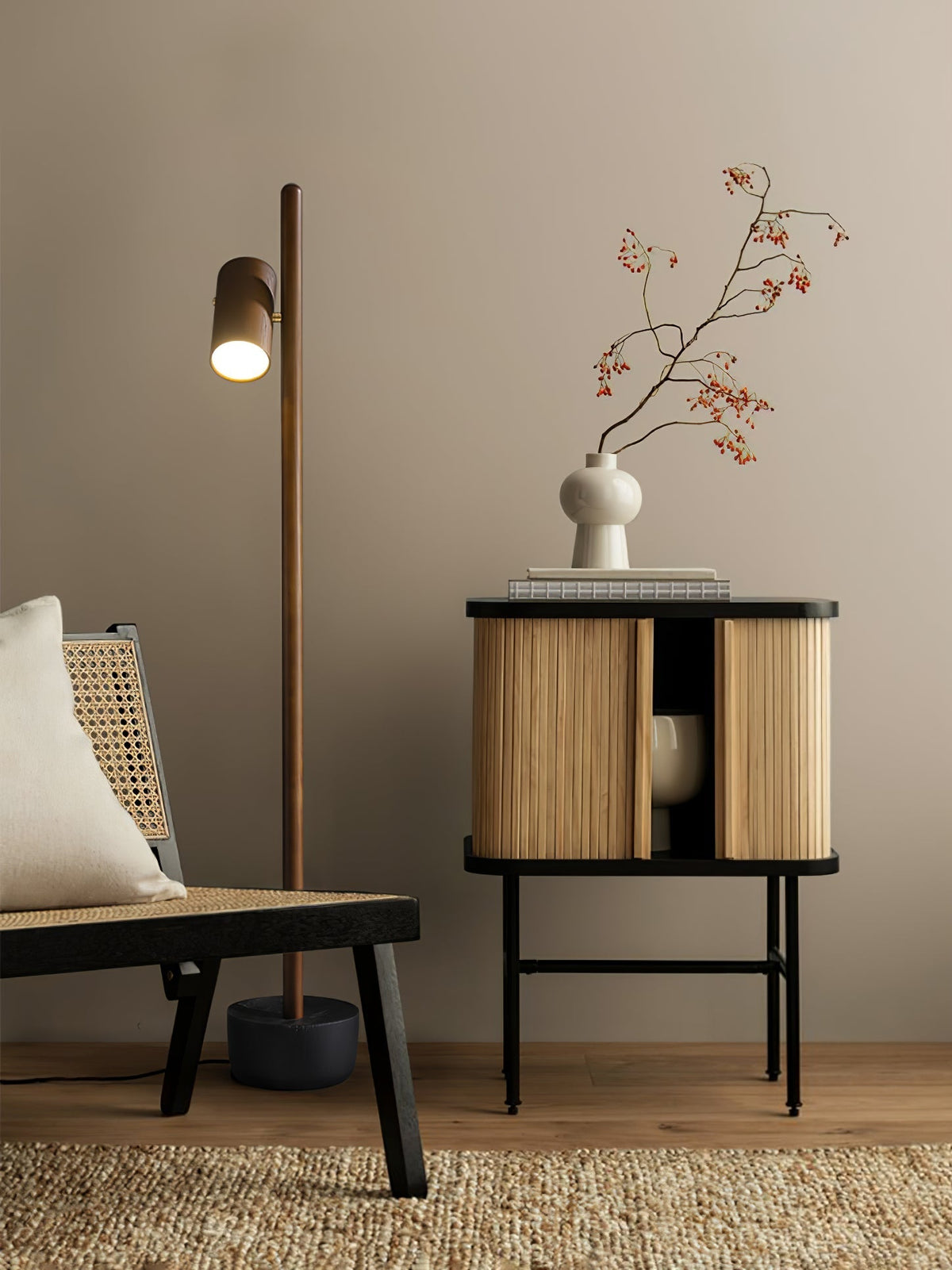 Spotlight Wood Floor Lamp Floor lamp