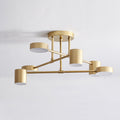 Sputnik Ceiling Light ? 22.4″ x H 9.8″ / Dia 57cm x H 25cm / Gold / Warm light Ceiling lamp
