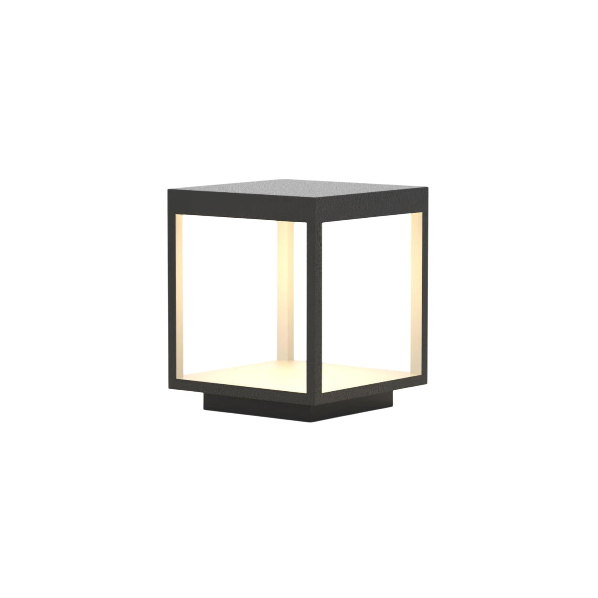 Square Frame Fence Post Outdoor Light