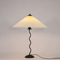 Squiggle Table Lamp ? 17″ x H 23.6″ / Dia 43cm x H 60cm / Black & Beige / US Plug Table lamp