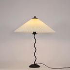 Squiggle Table Lamp ? 17″ x H 23.6″ / Dia 43cm x H 60cm / Black & Beige / US Plug Table lamp