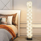Stacked Alabaster Squares Floor Lamp Floor lamp