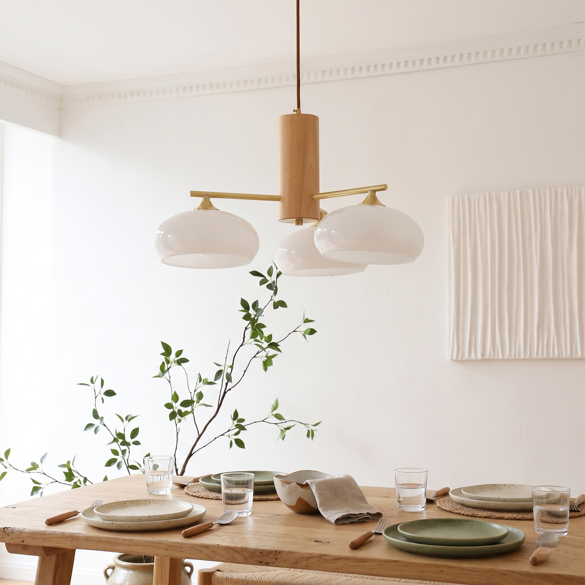 Nova Elliptical Persimmon Chandelier