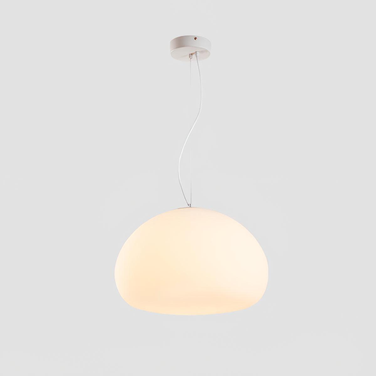 Steamed Bun Pendant Light ? 16.5″ x H 59″ / Dia 42cm x H 150cm / White Pendant light