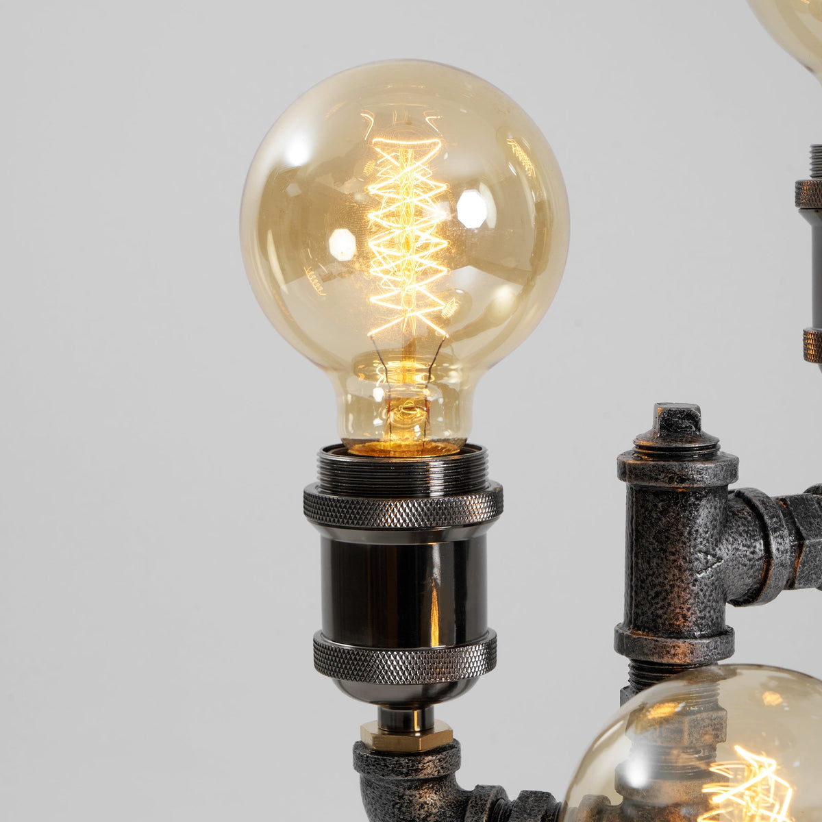 Steampunk Pipe Table Lamp