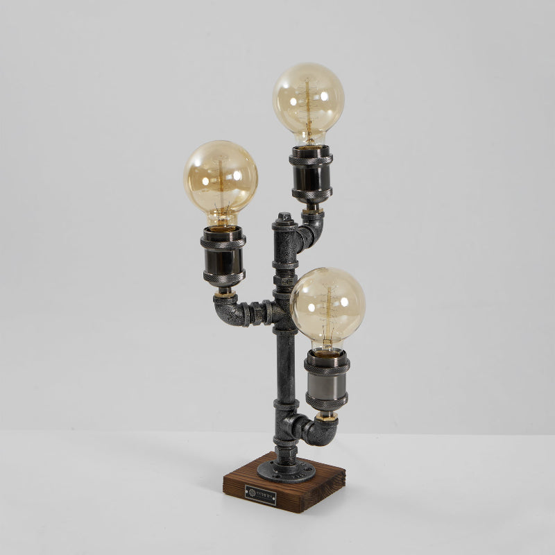 Steampunk Pipe Table Lamp