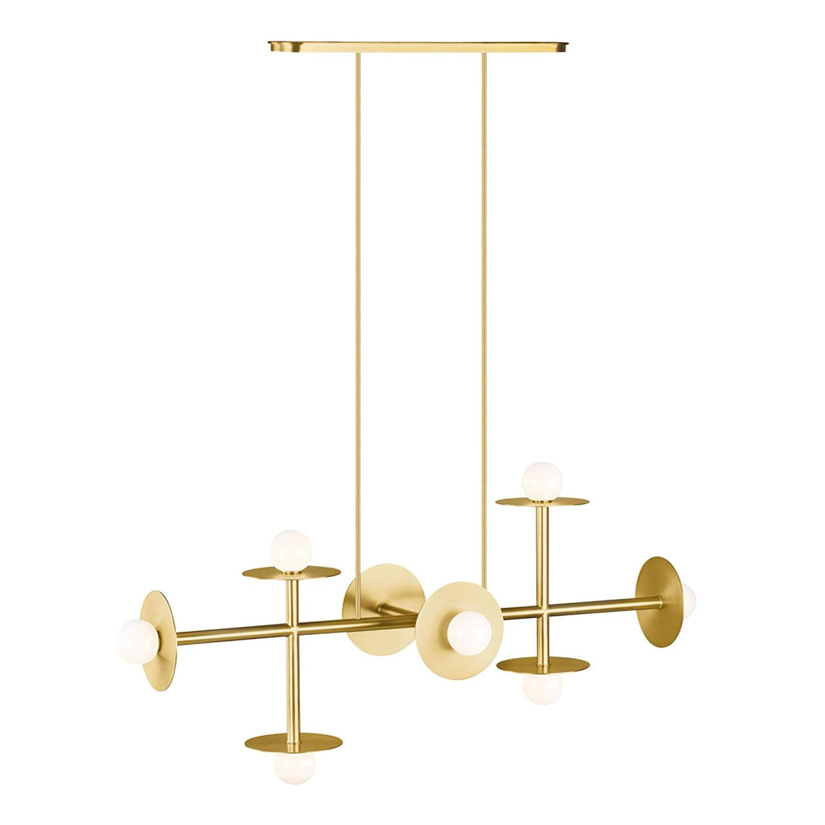 Strada Chandelier ∅ 40.6″ x H 20.9″ / Dia 103cm x H 53cm / Gold Chandelier