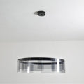 Stratos LED Chandelier ? 23.6″ x H 7.9″ / Dia 60cm x H 20cm / Black / Warm Light Chandelier